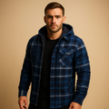 Men's Hooded Bomber Jacket | Lightweight Fabric | Casual Outerwear | Perfect for Everyday Wear
