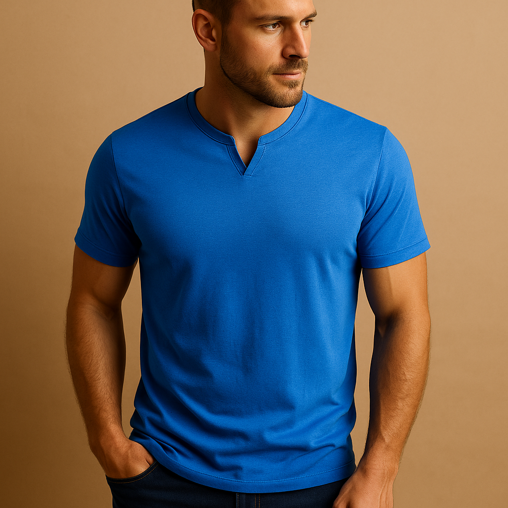 Men's Casual Cotton T-Shirt | Comfortable Everyday Wear | Short Sleeve Design | Versatile for All Occasions