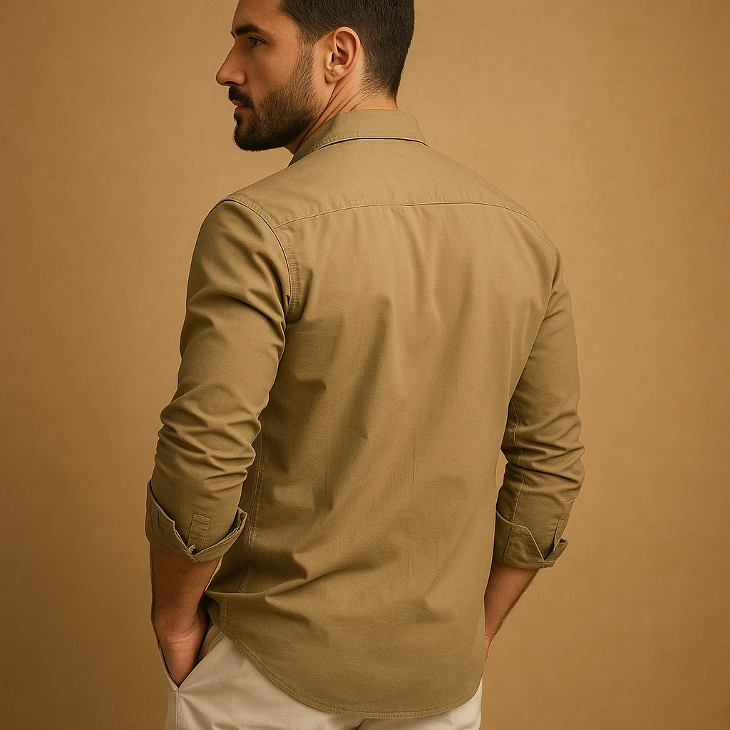 Men's Classic Button Down Shirt | Cotton Fabric | Casual Style | Versatile Everyday Wear