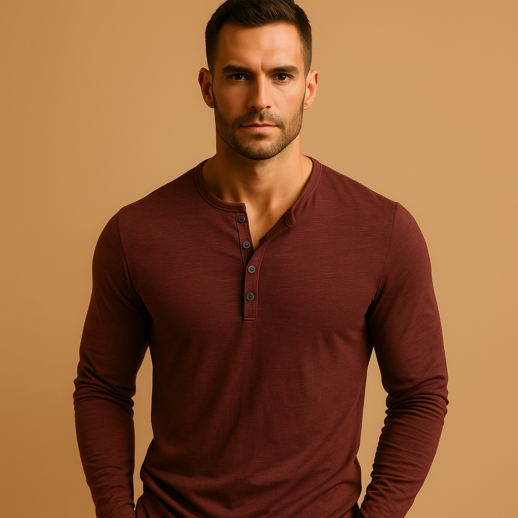 Men's Classic Long Sleeve Shirt | Cotton Blend | Casual Wear | Versatile Fit