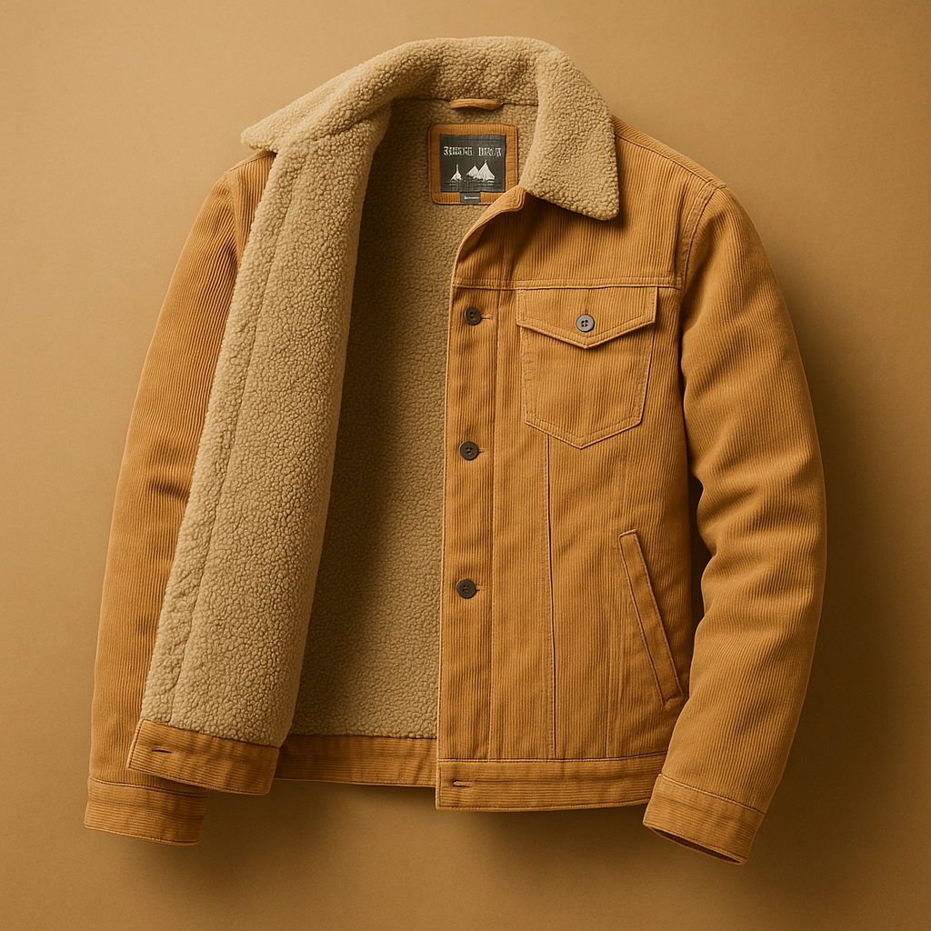 Men's Corduroy Jacket | Classic Design | Casual Outerwear | Versatile Layering Piece