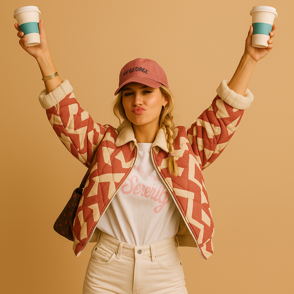 Cotton Printed Women's Coat | Stylish Casual Outerwear for Everyday Wear