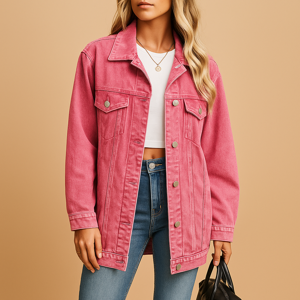 Women's Denim Winter Jacket | Warm, Stylish Outerwear for Cold Weather
