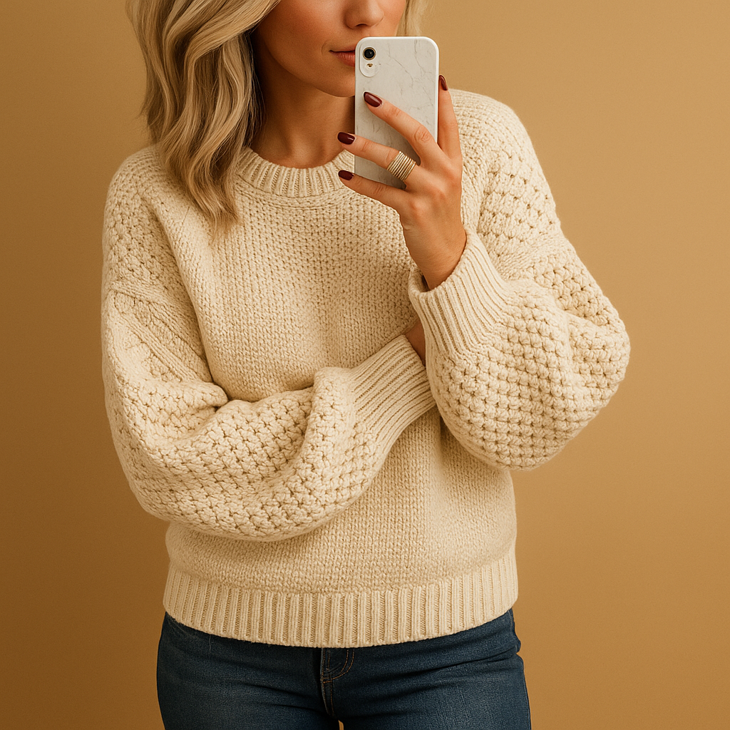 Knitted Women's Sweater | Elegant Design | Cozy Fabric | Perfect for Casual Wear