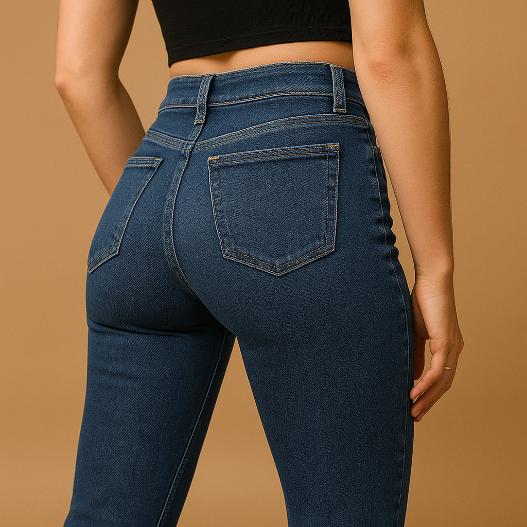 Flared High-Waist Jeans for Women | Denim | Casual Style | Perfect for Everyday Wear